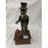 CAST IRON NOVELTY UNCLE SAM US MONEY BANK