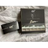 BOXED MONT BLANC HOMAGE TO FREDERICK CHOPIN FOUNTAIN PEN AND BOTTLE OF INK