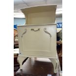 CREAM PAINTED FALL FLAP BEDSIDE UNIT