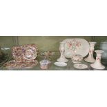 DEVON WARE DRESSING TABLE SET AND THE ROYAL WINTON CHINTZ SANDWICH SET