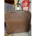 SNAKESKIN EFFECT REVELATION VANITY CASE