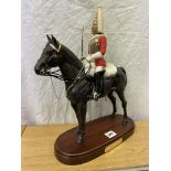 ROYAL DOULTON MATTE EQUESTRIAN FIGURE "THE LIFE GUARDS"