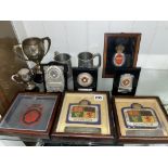 VINTAGE RIFLE SHOOTING TROPHIES, TANKARDS,