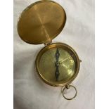 BRASS CASED COMPASS