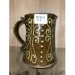 PETER CURRELL-BROWN FOR SNAKE POTTERY FROG TANKARD
