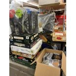 SELECTION OF BOARD GAMES, BAG OF LEGO BIONICLE KITS, MAGIC GATHERING CARDS,