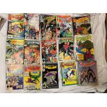 COLLECTION OF MARVEL COMICS INCLUDING THE SENSATIONAL SPIDERMAN, THE AMAZING SPIDER MAN,