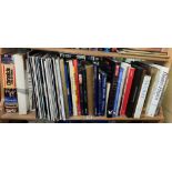 SELECTION OF VARIOUS HARDBACK BOOKS, ART AND MUSIC,