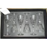 BOXED SET OF OPERA CRYSTAL GOBLETS