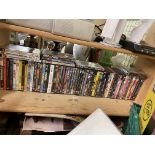 SHELF OF DVDS,