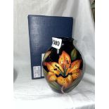 LIMITED EDITION MOORCROFT POTTERY 2011 'THE TIGRIS LILIES' OVOID VASE #142/200 13.