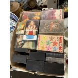 BOX OF TAPED CASSETTE MUSIC - VARIOUS