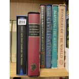 SELECTION OF FOLIO SOCIETY BOOKS INCLUDING 50 DAYS THAT CHANGED THE WORLD,