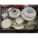 CARTON - EXTENSIVE ROYAL DOULTON MOONSTONE TABLE SERVICE