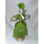 MURANO GLASS ITALIAN COURTESAN FIGURE (FEMALE) BY G.