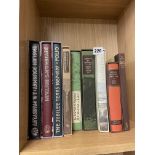 SELECTION OF FOLIO SOCIETY BOOKS INCLUDING RIDE ROUND BRITAIN, JOURNALS OF THE WESTERN ISLES,
