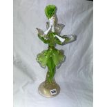 MURANO GLASS ITALIAN COURTESAN FIGURE (MALE) BY G.