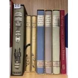 SELECTION OF FOLIO SOCIETY BOOKS INCLUDING LONDON CHARACTERS AND CROOKS, THE PICK OF PUNCH,