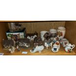 SELECTION OF CRESTED WARE CHINA, COTTAGE MODELS,