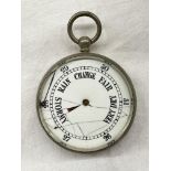 BASE METAL POCKET BAROMETER A/F