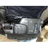 CANON E230 VIDEO CAMERA IN NYLON CARRY CASE