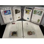 TWO ALBUMS OF GB FIRST DAY COVERS FROM 1960S/70S