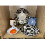 WEDGWOOD ROYAL COMMEMORATIVE PLATES LIMITED EDITIONS, WEDGWOOD JASPER WARE PIN DISH,