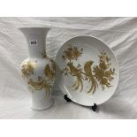 KAISER MELODIE BALUSTER VASE AND WALL PLATE