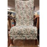 20TH CENTURY FLORAL UPHOLSTERED CHILDS ARMCHAIR