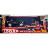 TONKA MIGHTY MOTORISED BIG RIG SET
