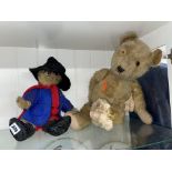 VINTAGE PADDINGTON BEAR PLUSH TOY AND ONE OTHER A/F