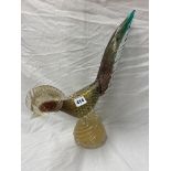 MURANO GOLD SPECKLED PHEASANT