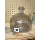 VINTAGE GLASS DOME FLY TRAP