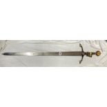 REPRODUCTION EDWARD THE BLACK PRINCE BROAD SWORD