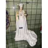 COALPORT QUEEN ELIZABETH II DIAMOND JUBILEE FIGURE