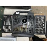 CASED POWER DRILL BIT AND AUGER SET