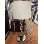 MODERN TRIPLE TEARDROP TABLE LAMP 69CM H WITH SHADE