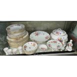 EXTENSIVE ROYAL CROWN DERBY POSIES TABLE SERVICE INCLUDING TUREEN AND COVER,