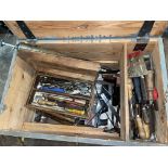 HEAVY DUTY PINE TRUNK AND TOOLS CONTENTS