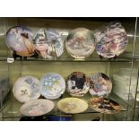 SELECTION OF LIMITED EDITION PLATES PUPPY PLAY TIME COLLECTION, CATCH OF THE DAY, CABIN FEVER,