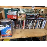 SHELF OF DVDS - FILM TITLES AND COMEDY