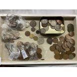 TRAY OF MAINLY GB PRE DECIMAL COINAGE