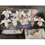BOXED SET OF LITTLE ANGELS CHRISTMAS TREE DECORATIONS