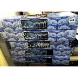 FIVE BOXES OF MELODIA WINE GLASSES