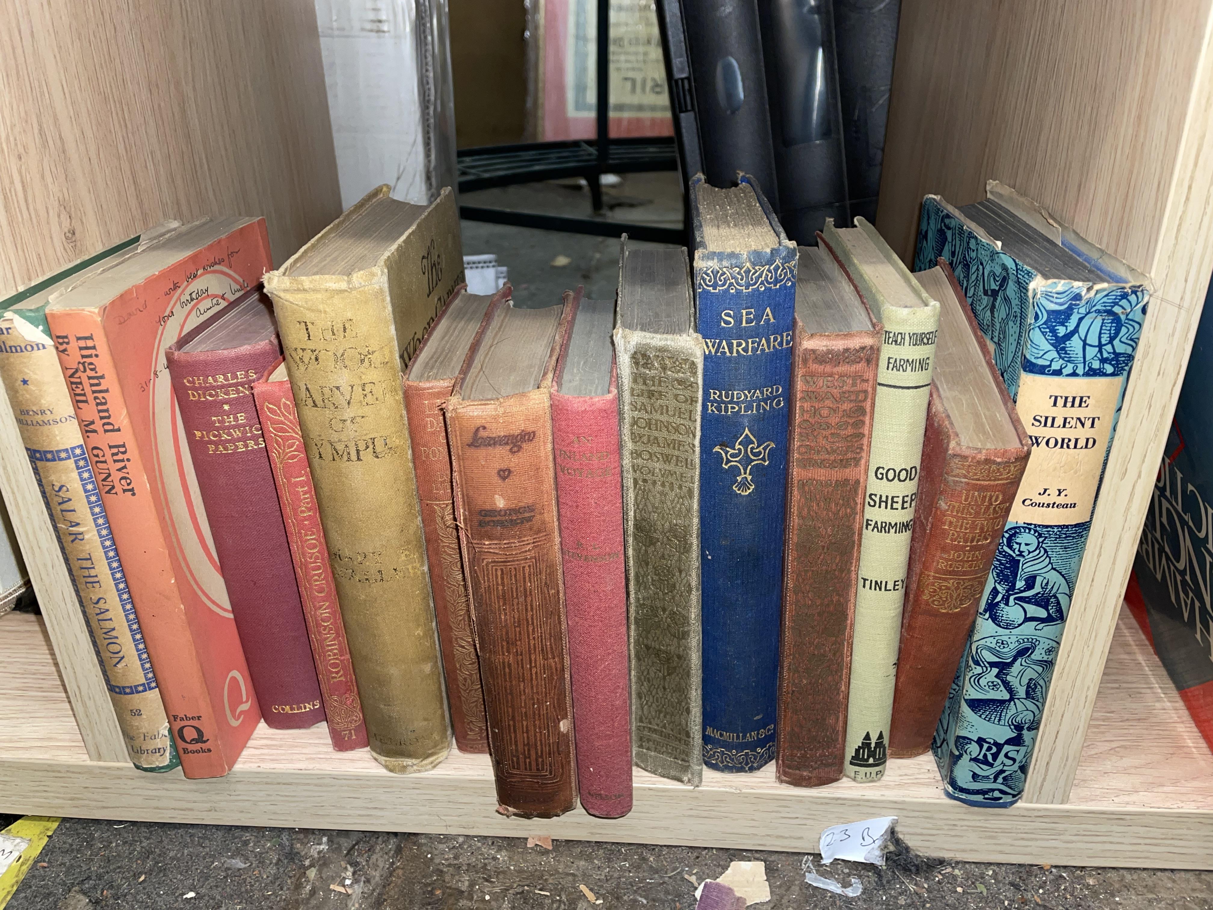 THREE SHELVES OF ASSORTED HARDBACK BOOKS INCLUDING ACTORS, FRANK SINATRA, CARY GRANT, - Image 4 of 5