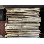 LARGE CRATE OF VINYL LP RECORDS INCLUDING NEIL DIAMOND,