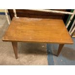 1960S WALNUT SWIVEL TOP TABLE