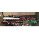 MAINLINE LOCOMOTIVE AND TENDER AND CARRIAGES AND OTHER LOCOMOTIVES