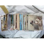 SELECTION OF PICTURE POSTCARDS INCLUDING DOGS,