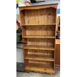 PINE UPRIGHT BOOKCASE